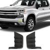 Front Bumper Fog Light Cover Trim Bezels For Chevy Silverado 1500 -22 Black