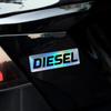 2 Diesel Badges | Self-Adhesive Decorative Stickers, Multiple Colors Available, Multi-Angle Color Changing, ABS Resin Material, High Adhesion,