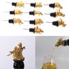 1Pc Zinc Alloy Animals Head Wine Pourer Wine Bottle Stoppers Wine Aerators Gift
