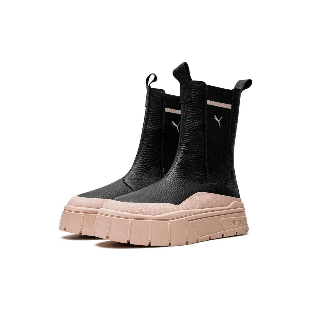 Puma Кроссовки Mayze Stack Chelsea Boot Black Rose Quartz Женские 386742-03