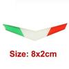 1 X Italy Flag Reflective Resin Motorcycle Motocross Helmet Badge Stickers Emblem Decals