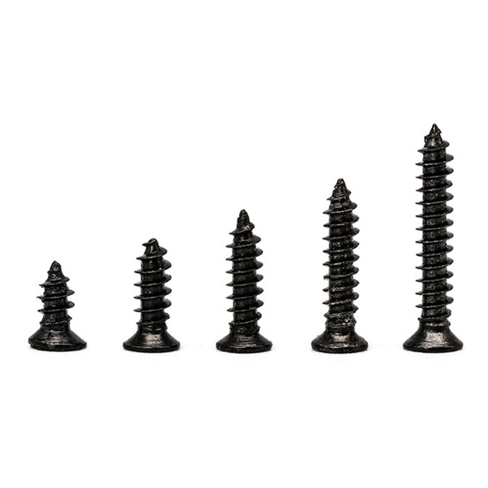 1200 шт. M1.2 M1.4 M1.5 M1.7 M2 Винты с плоской головкой Phillips из углеродистой стали Мини-винты Цифровые продукты