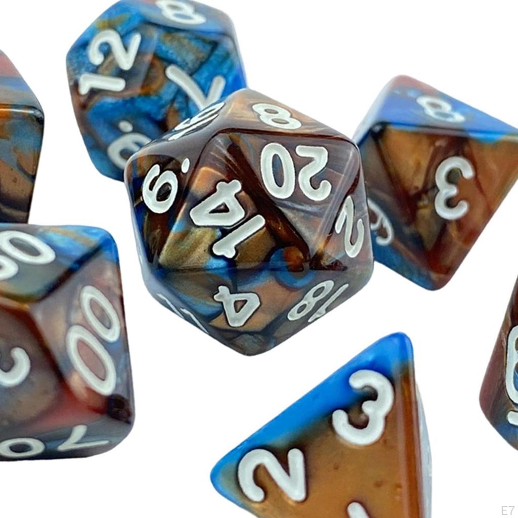 Акриловые кости, D8 D10 Кости Игра Развлечение для Взрослых