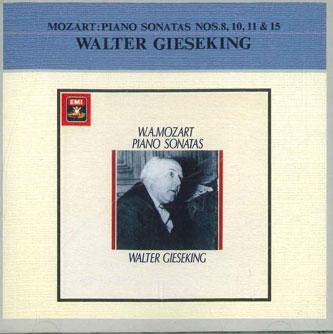 CD ВАЛЬТЕР ГИЗЕКИНГ - Моцарт Фортепианные сонаты №№ 8, 10, 11 и 15 FECC675 EMI Japan Классика Б/У