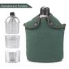 Zinc Zinc Alloy Hiking Backpacking Camping with Cover Bag Cookware Set Wood Stove Cup Kit Canteen Cup