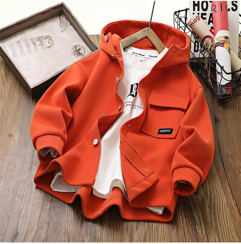 Kids' Hooded Jackets 2024: Spring & Autumn Korean Style for Boys & Girls
