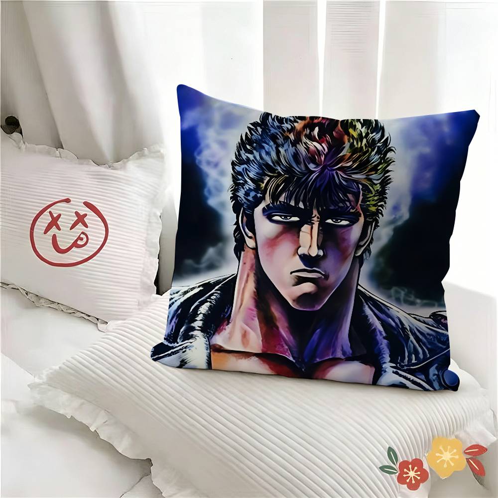 ПК Классический Аниме-экшен HHokuto No Ken Наволочка Модная Квадратная Наволочка Спальня Диван Комната Декор в стиле Ins Отдых
