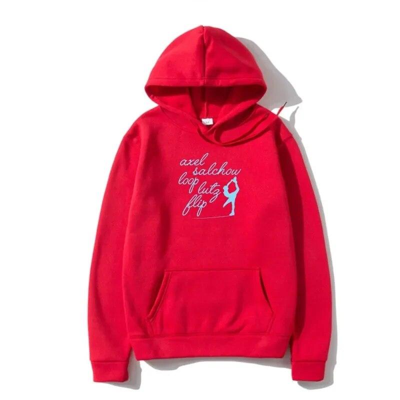Figure Skating Cute Jumperms & Skater on Iceif Unisex's Outerwear2022 fashionable Brand 208%cotton Printed Round N