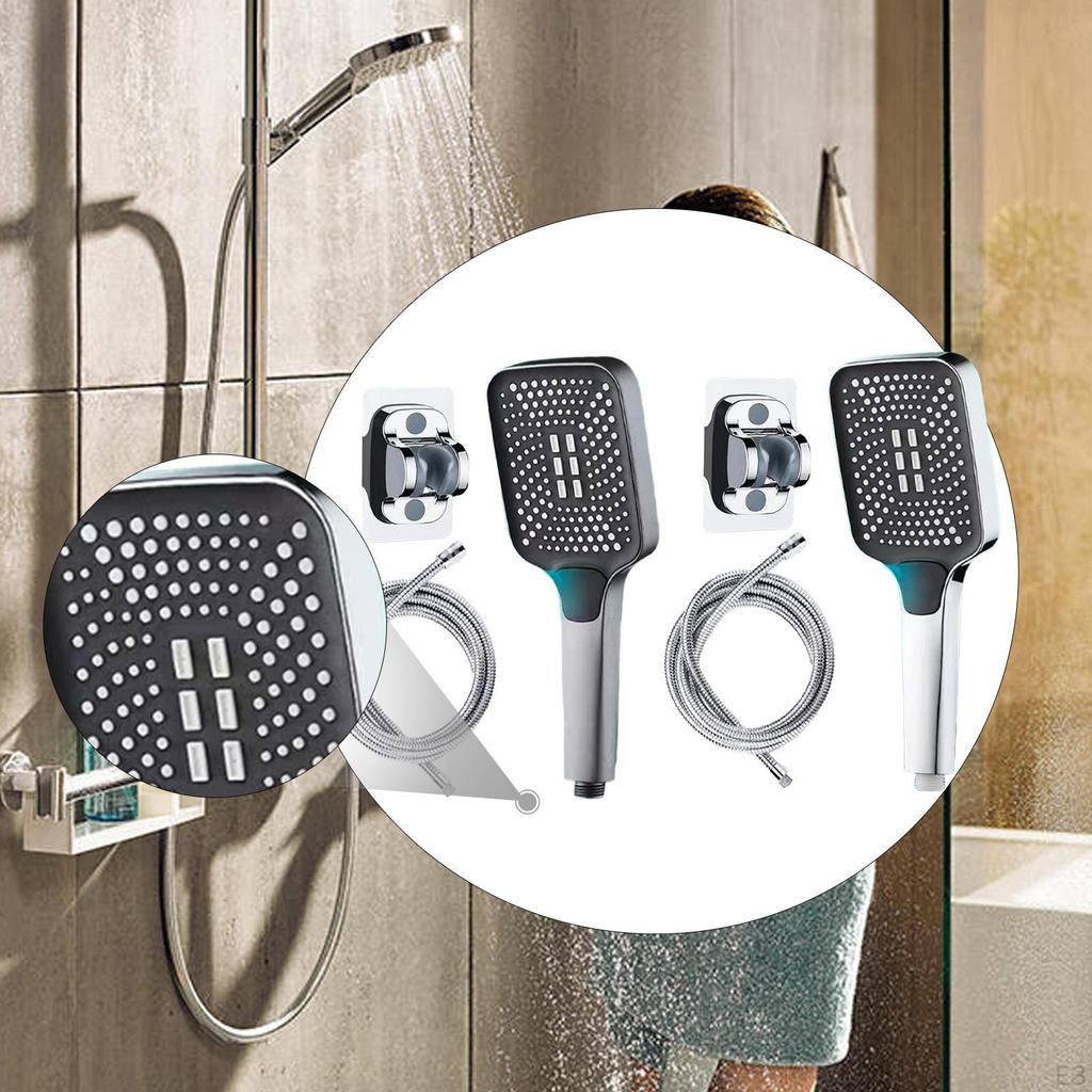 Bathroom Shower System with Handheld Design, Comes A 2M Hose And Support Bracket