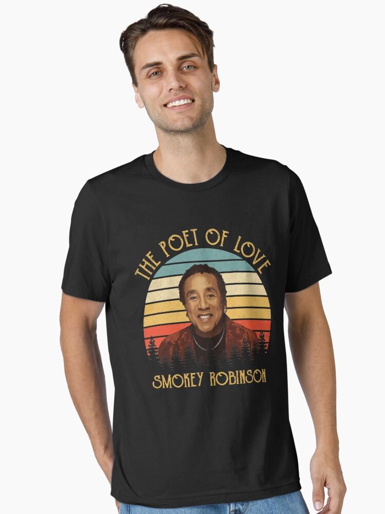 Smokey Robinson Vintage Smokey music Robinson - The Poet Of Love Essential T-Shirt
