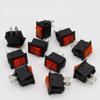 10pcs 2PIN ON/OFF Boat Rocker Switch 3A/250V Boat Car Rocker Water Dash Dashboard Truck Dispenser Switch