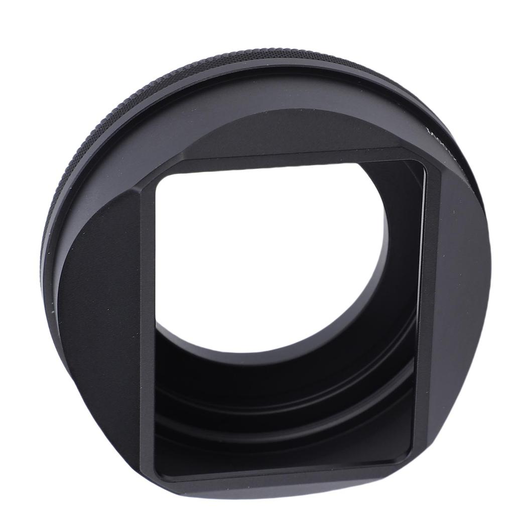   Metal Lens Hood Fit for Fuji X-E5  0VI Aluminium Alloy Retro Black Magnetic Camera Lens Shade