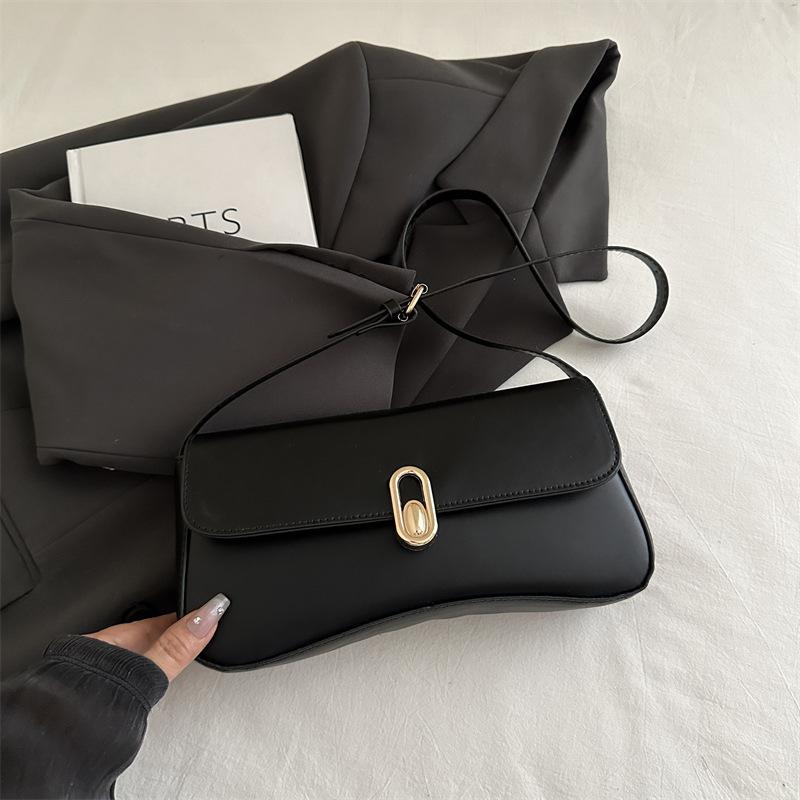 Французская индивидуальность трендовая сумка подмышку 2025 новая сумка через плечо модный минималистичный стиль ретро элегантная сумка в иностранном стиле