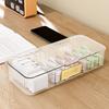 Plastic Cable Storage Box with Lid Charger Organizer New Data Line Box  Desktop Management