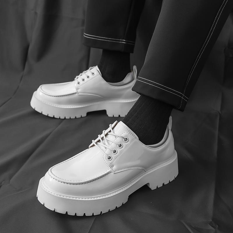 Fashion High Quality Men's Dress Oxford Shoes Thick Bottom Fashion Office Business Shoes Male Designer Casual Leather Formal Suit Shoes