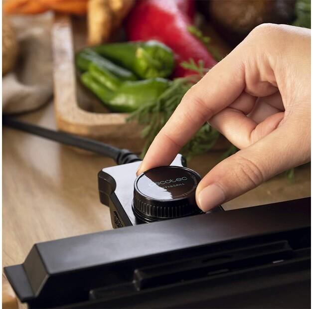 Electric Grill Cecotec Tasty & Grill 2000 Bamboo Black (03058)