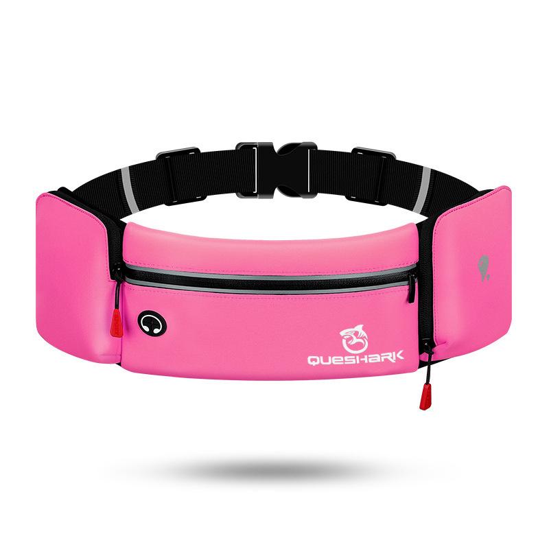 Queshark Adjustable Waist Belt F Running Bag With Water Bottle Cycling Camping Hiking Gym Phone Waist Pouch Sports Bag
