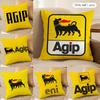 Крутой чехол на подушку с логотипом A-Agip, модный, шелковистый короткий плюш, скрытая молния, пылезащитный, для дивана, для домашнего декора