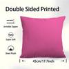 Solid Color Pillow Gift Home Office Decoration Pillow Bedroom Sofa Car Cushion Coverpillow Case