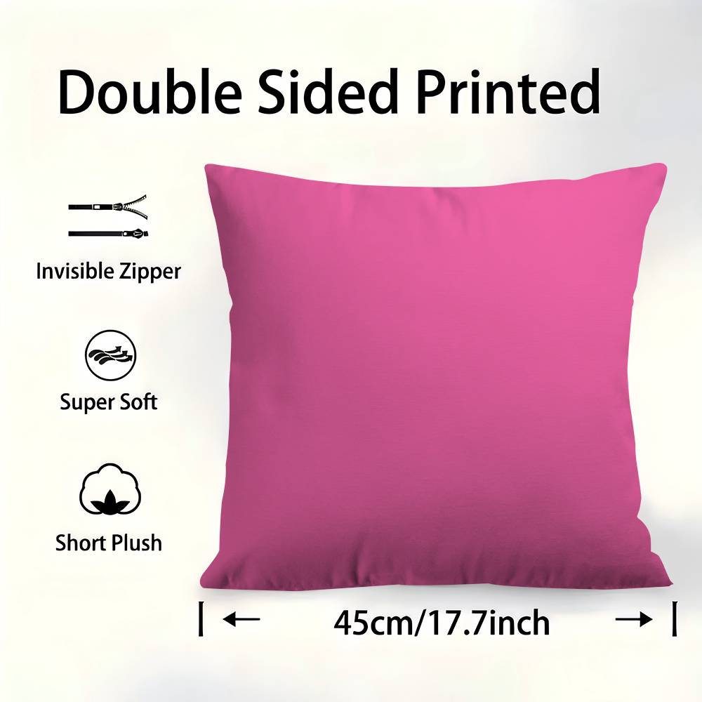 Solid Color Pillow Gift Home Office Decoration Pillow Bedroom Sofa Car Cushion Coverpillow Case