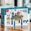 Multifunctional Drawing Board Building Block Table Set, Children'S Educational Assembly Toy Gift 3-6 Years Old