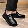 All-match Men Casual Loafers High Quality Leather Walking Shoes Luxury Brand Handmade Men's Business Flats Mens Slip On Shoes