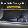 For Tesla Model Y Door Side Storage Organizer Box Waterproof Front Rear Door Tray Phone Umbrella Holder Trash Garbage Dustbin