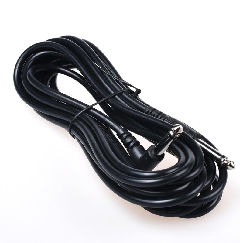 Noise-Cancelling Electric Guitar Cable - 3m/6m Elbow for Bass, Folk, Wood, and Electric Instruments