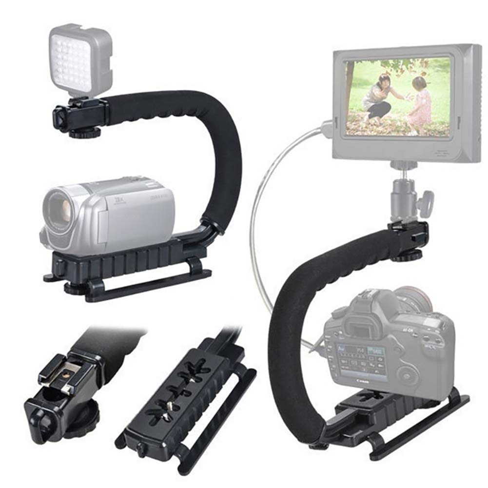 DV Handheld C Shaped Shooting Video Stabilizer Flash Stands Stabilizer