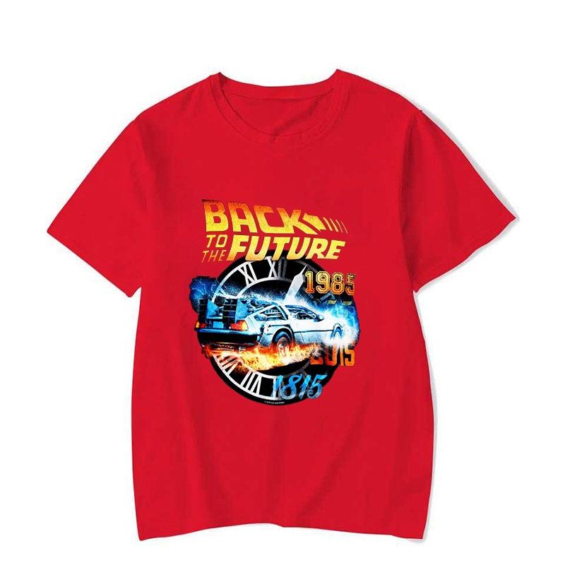 Hot Back To The Future TShirt Unisex Women Fashion Y2k Harajuku T Shirt Summer Cool Short Sleeve Hip Hop Unisexs Clothing Top Tee