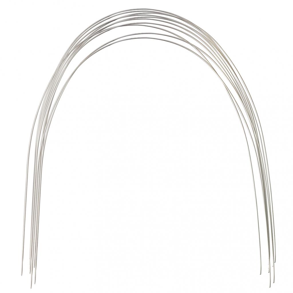 1 упаковка ортодонтических стоматологических суперэластичных овальных дуг Niti Round Arch Wires, 10 размеров