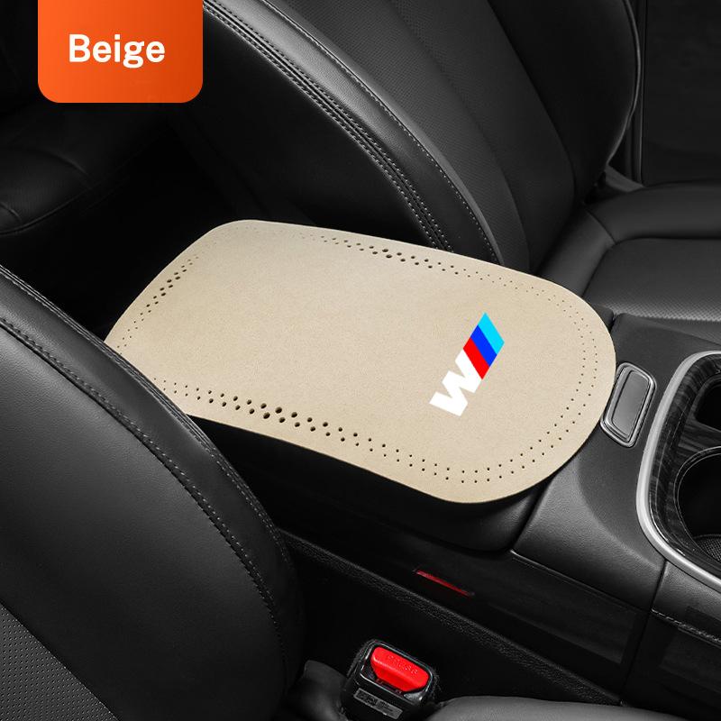 Car Armrest Box Mats For BMW 1 3 5 7 Series M Performance X1 X3 X4 X5 F10 F15 F16 F20 F30 M3 M4 E34 E46 Center Console Protector JQTYB1