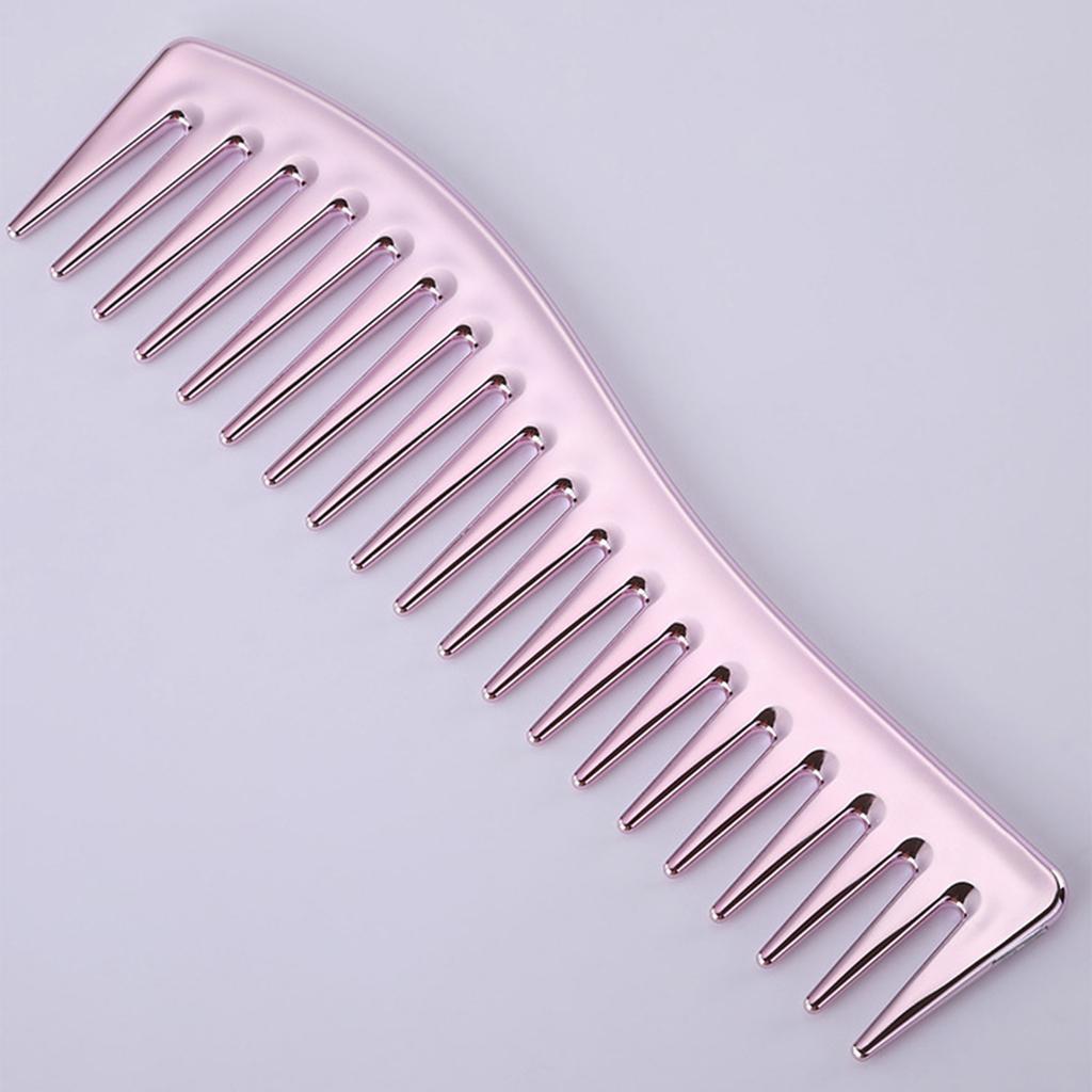 Профессиональная расческа для укладки волос, металлические расчески для укладки длинных волос, расческа для стрижки коротких волос, гальванизированная расческа