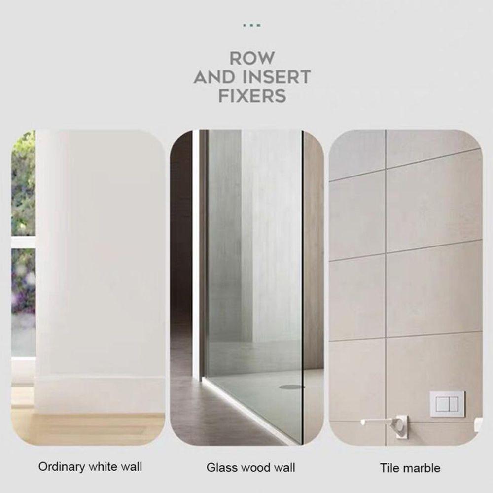 Seamless Punch-free Self-Adhesive Transparent Plug Fixer Plug Sticker Socket Holder