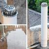 Balcony Roof Floor Drain Stainless Steel Round Large Displacement Anti-Clog Filter Screen Cover Outdoor Floor Drain Gutter Sewer