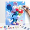Disney Букет Микки Мауса Набор для рисования по номерам Холст для рисования DIY Картина Декор для дома Современное искусство на стену Подарок для взрослых Эстетичная комната