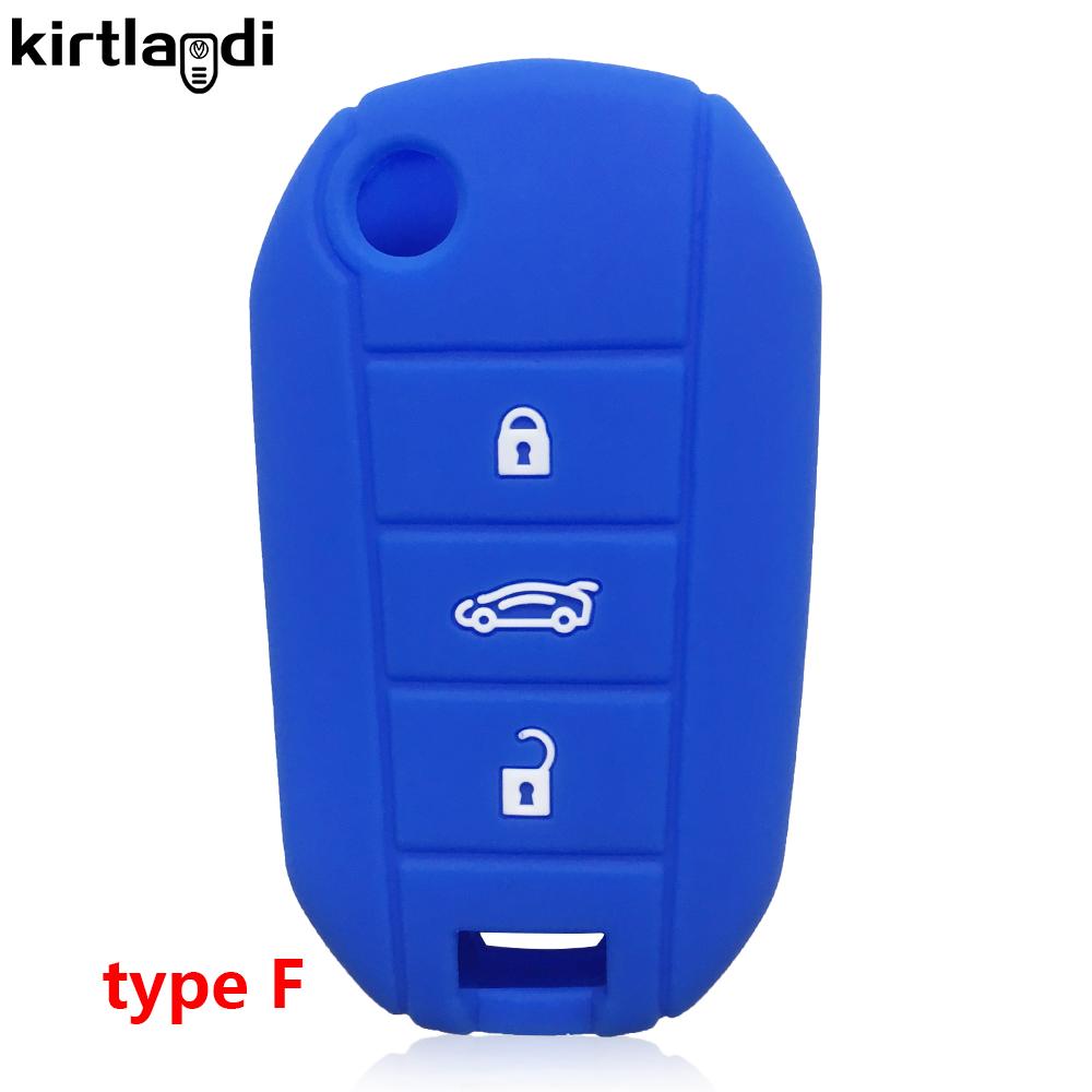 Для Fiat Scudo для Opel Combo для Peugeot Rifter 2020 207 208 307 308 407 408 5008 308SW 2008 для Citroen C4 Чехол-кожура для ключа