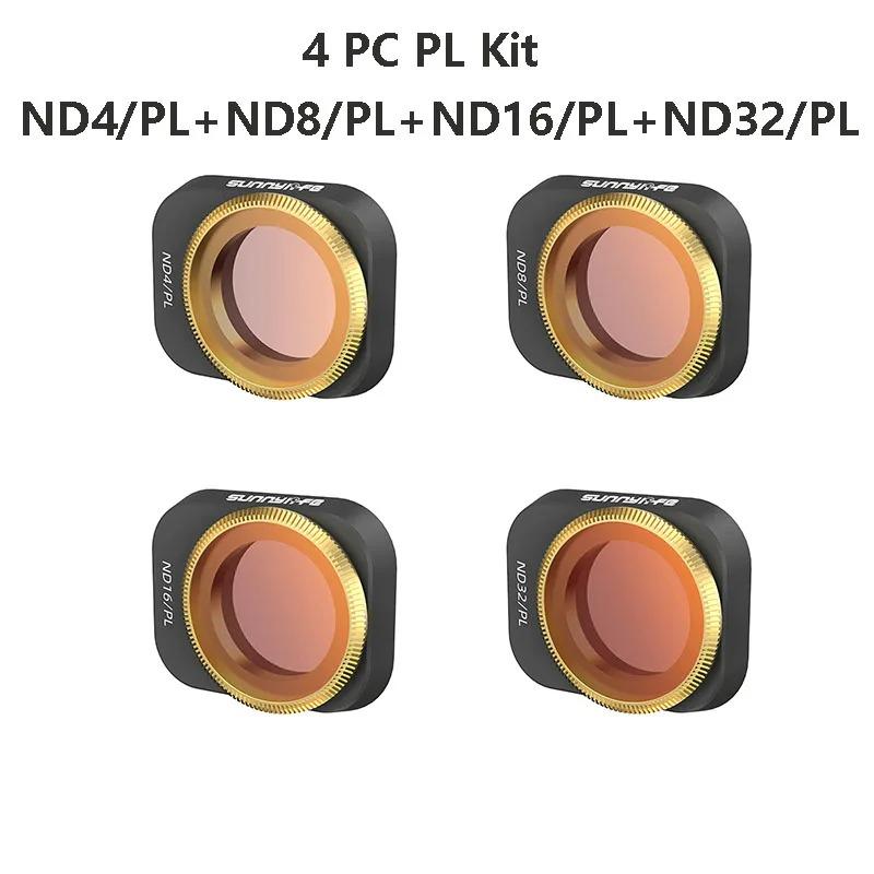 For DJI Mini 3 Pro Lens Filters Adjustable CPL Filters Kit ND4 ND16 ND8/PL ND32/PL MCUV For DJI Mini 3 Camera Drone Accessories