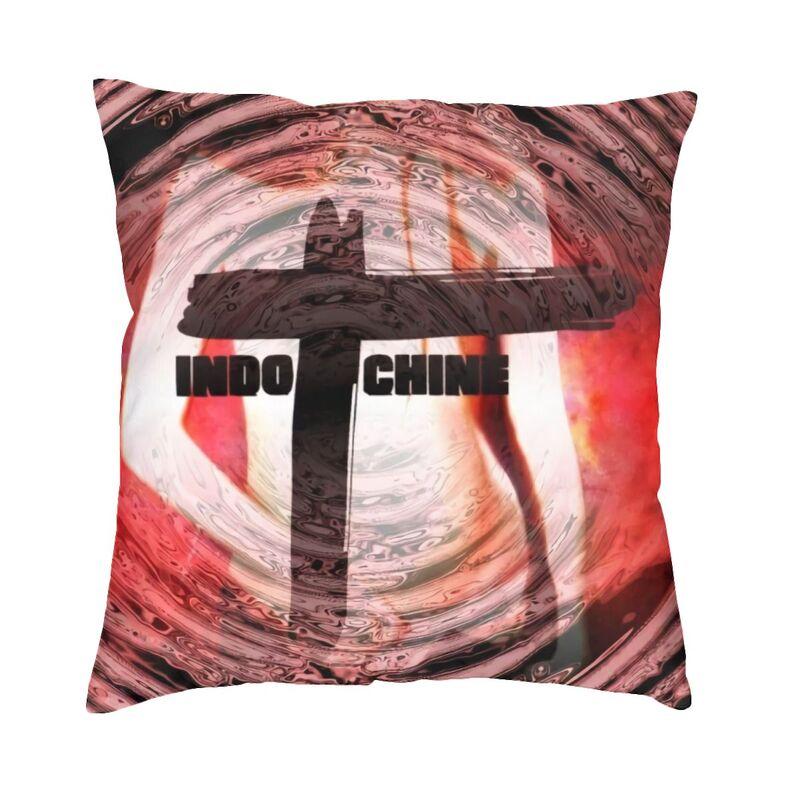 Nicolas Sirkis Indochina Pillow Case Sofa French Rock Band Singer Luxury Cushion Cover Car Pillowcase D Printing Cushions