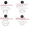 Xiaomi Nordic modern downlight surface mounted LED ceiling light spotlight three light color conversion LED downlight indoor lighting
