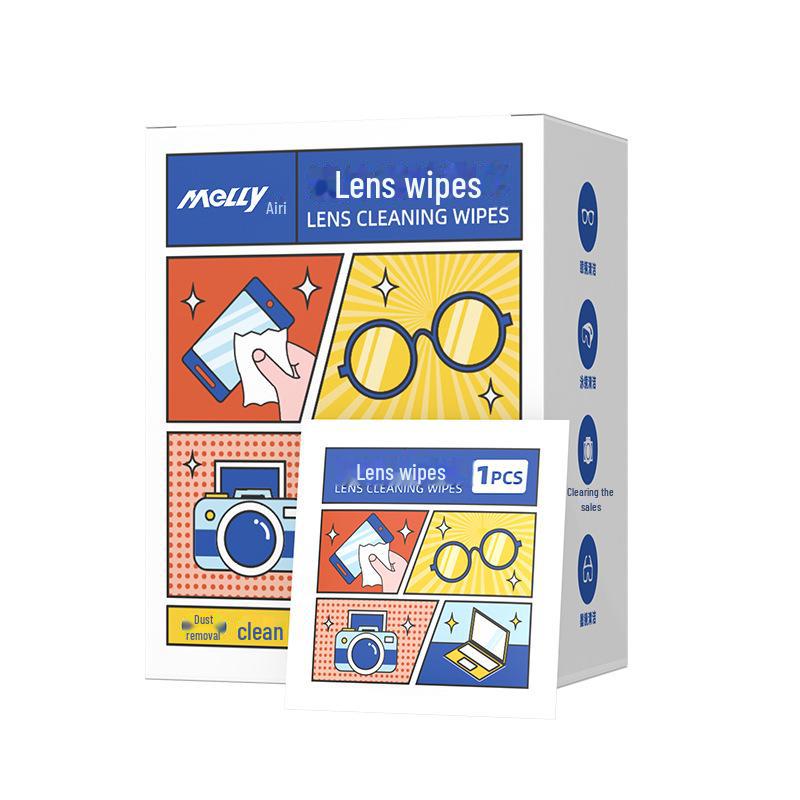 Одноразовые салфетки для чистки линз Anti-Fog - Удаление пыли и дезинфекция очков и экранов