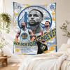 Golden State Warriors Game Day Handwoven Tapestry Rustic Farmhouse Perfect for Studio Wall Balcony Reading Corner Four Seasons Exotic Pattern