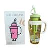 Ice Mug Large Capacity Summer Plastic Cup With Straw For Outdoor Activities And Gift