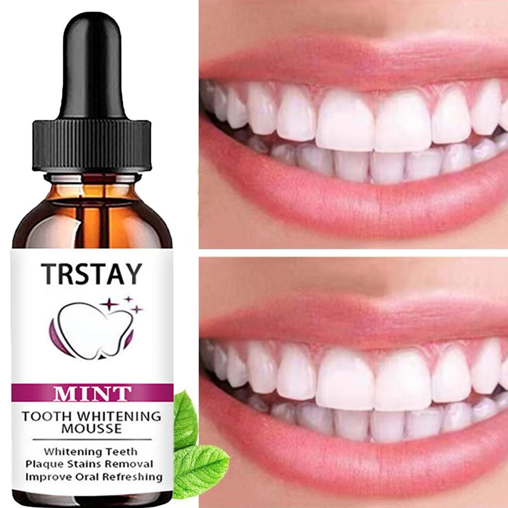 5 мл/15 мл/30 мл/50 мл/TRSTAY отбеливание зубов средство для удаления налета Очищение зубов удаляет пятна отбеливание зубов гигиена полости рта зубная паста отбеливающий мусс