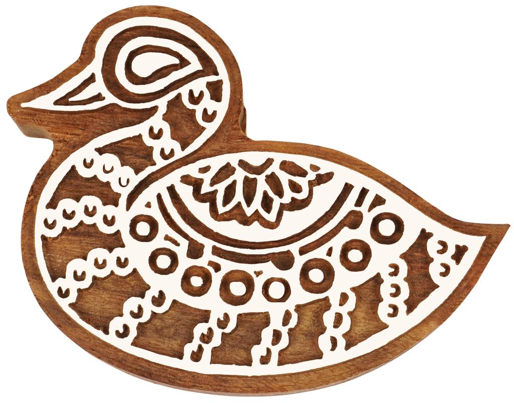 IBA Indianbeautifulart Текстильный печатный блок птица ручная резьба деревянный штамп дерево