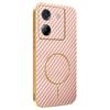 For Xiaomi Poco M7 Pro 5G Phone Case Carbon Fiber Textured Electroplated TPU Back Cover