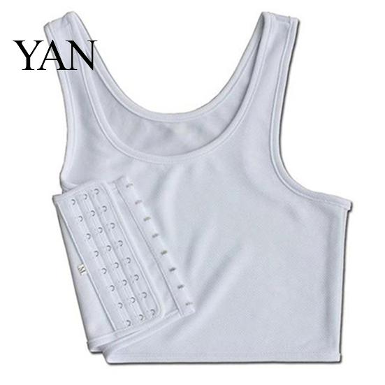 Short Corset Vest Washable Prevent Sagging Acrylic Fiber Lesbian Chest Breast for Summer