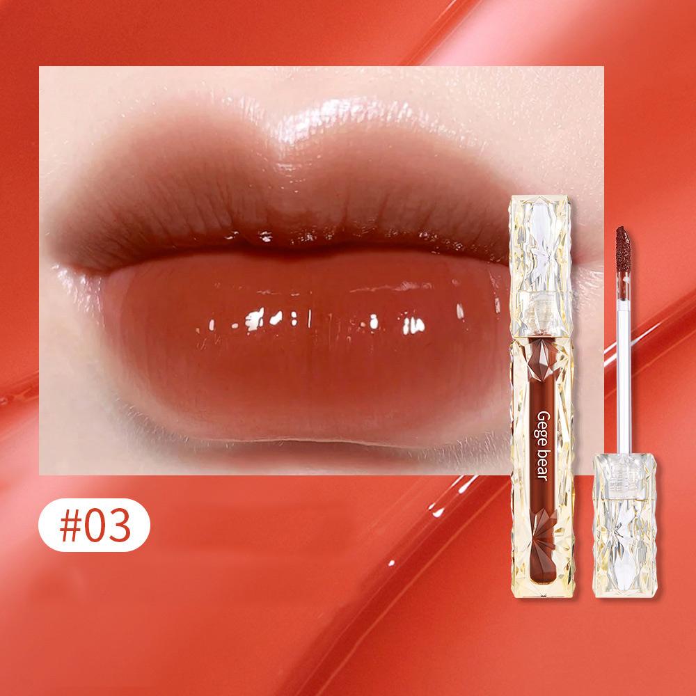 GEGE BEAR Зеркальная помада для губ Lip Glaze Korean Plumping Gloss Lipstick