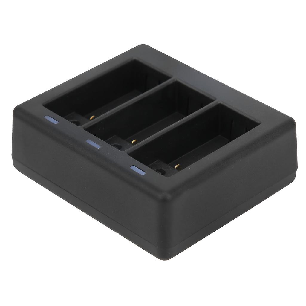 TELESIN 3-стороннее зарядное устройство со светодиодной подсветкой USB зарядный бокс для GoPro Hero 9