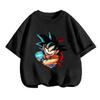 Аниме Dragon Ball Z Сон Гоку 3-14 детская футболка Летняя подростковая одежда Модная повседневная футболка Одежда для мальчиков Футболка детские Топы1